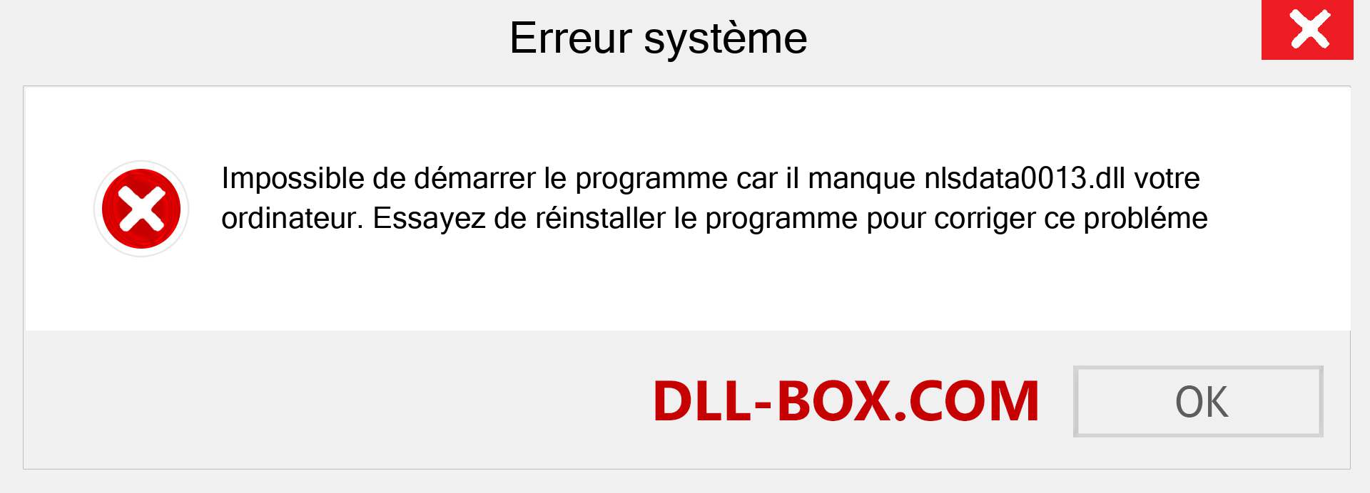 Le fichier nlsdata0013.dll est manquant ?. Télécharger pour Windows 7, 8, 10 - Correction de l'erreur manquante nlsdata0013 dll sur Windows, photos, images